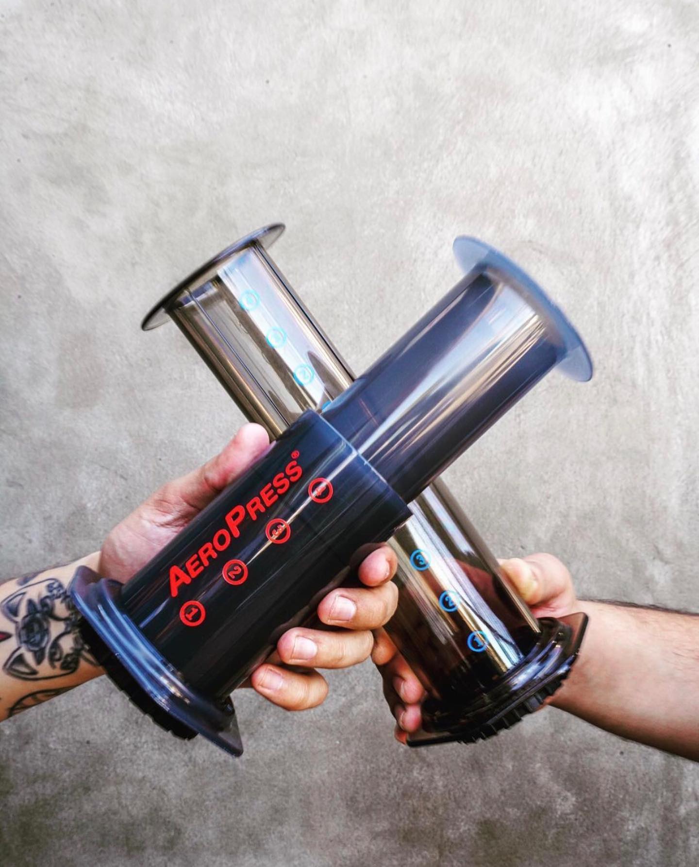 Aeropress dung cu pha che ca phe tai nha visty 28