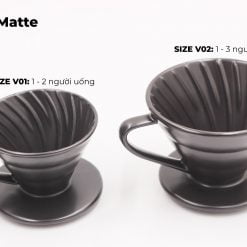 Pheu pha ca phe v60 sensai matte