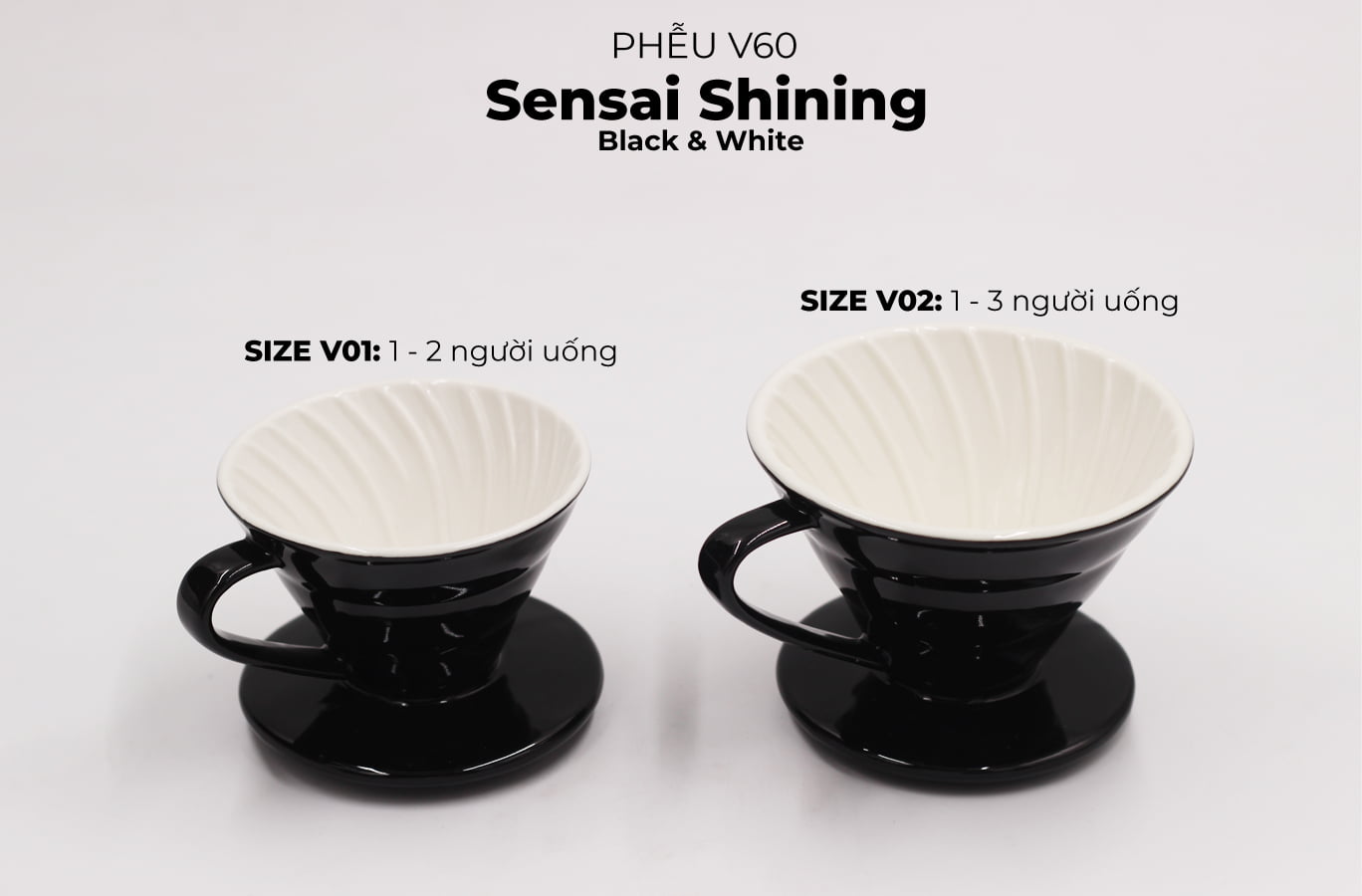 Pheu pha ca phe v60 sensai shining black and white 1