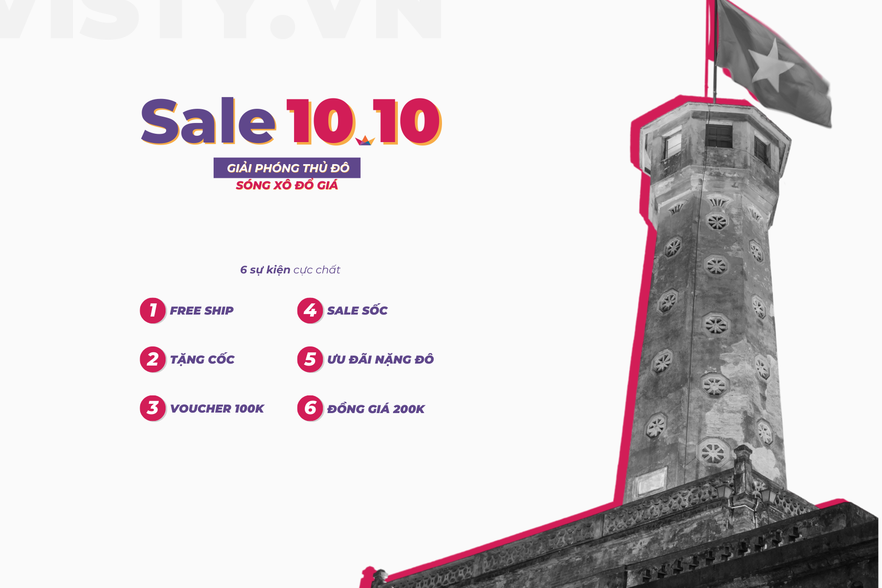 Sale 10.10 visty.vn 10